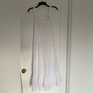 Abercrombie & Fitch White Maxi Dress